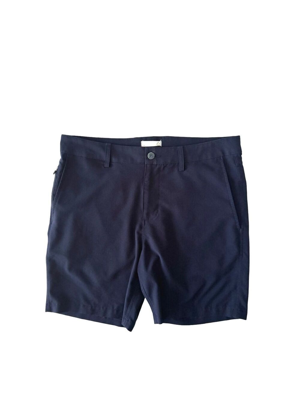 tasc Performance Men’s 32 Navy Tailored Golf Shorts Bamboo Stretch 6.5” Inseam